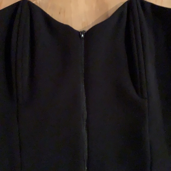 𝅺nwt Backstage Uptown Dress Black Mini Zipper Dress LBD Revolve M - Picture 5 of 7